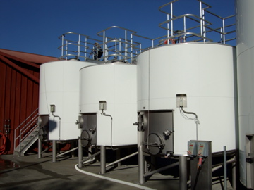 PolarClad insulated case at Stuhlmuller, safeguarding alcohol extraction equipment for wine production