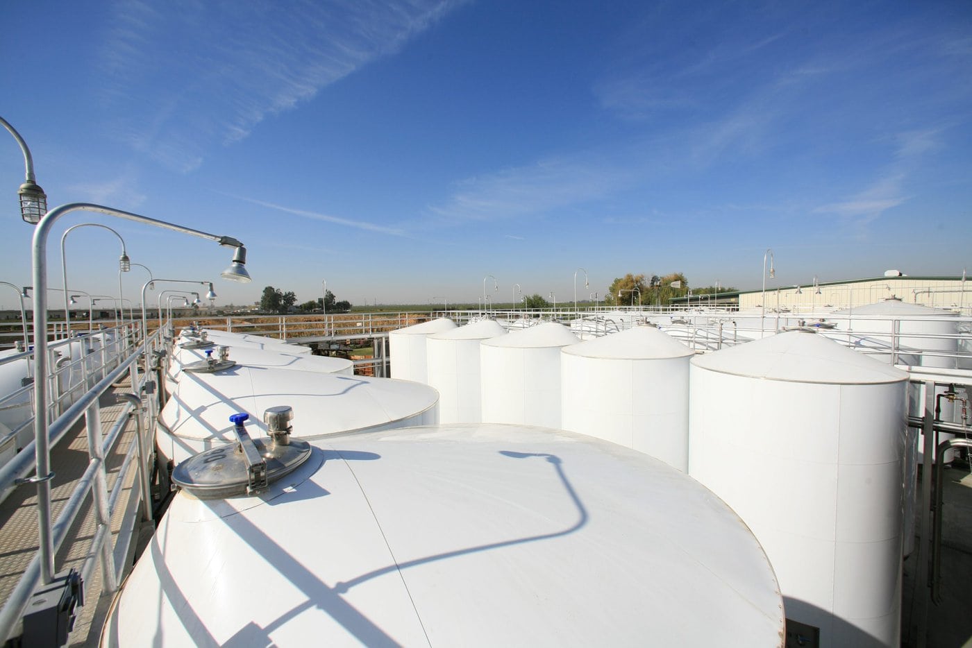 PolarClad insulated case at Michael David, securing dealcoholizer and extraction equipment for wineries