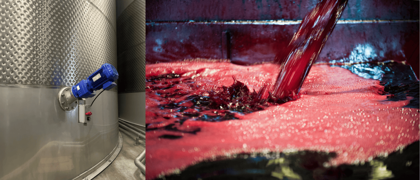 Vinfoil Mixers for blending bentonite additions during the winemaking process