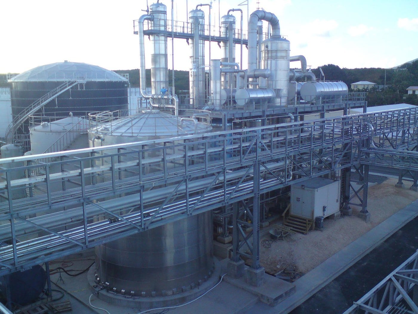 DDGS evaporation equipment in US Virgin Islands, for winery by-product and biogas production