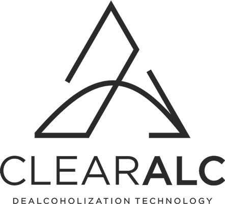 ClearAlc logo, dealcoholization equipment for non-alcoholic beverage manufacturers.