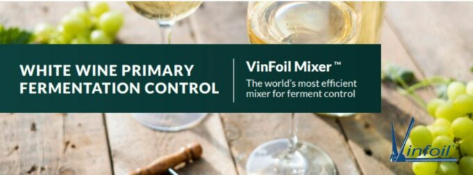 White Wine Fermentation with Vinfoil Mixers